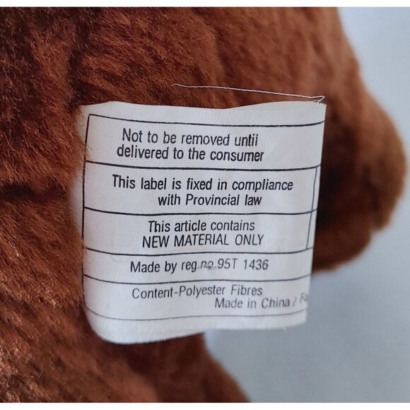 Vintage Classic Toy Company Bear  Brown Realistic Plush Stuffed Animal - Picture 5 of 5